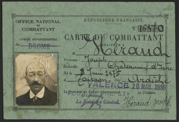 Héraud, Joseph Ferdinand Marius