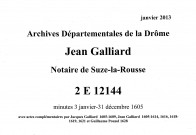3 mars-25 décembre 1605