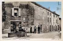 Puy-Saint-Martin.- La fontaine Grande Rue.