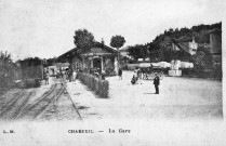 La gare du tramway de la ligne Chabeuil Valence.