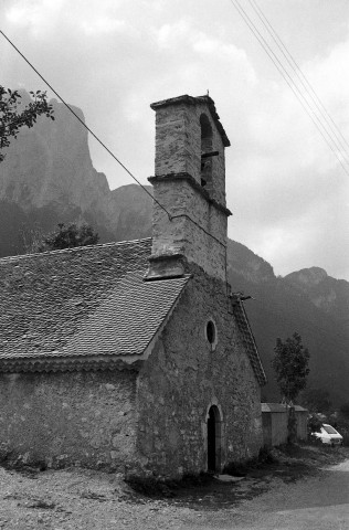 Lus-la-Croix-Haute. - La chapelle (XIIe s.) Sainte-Vierge du hameau de la Jarjatte.