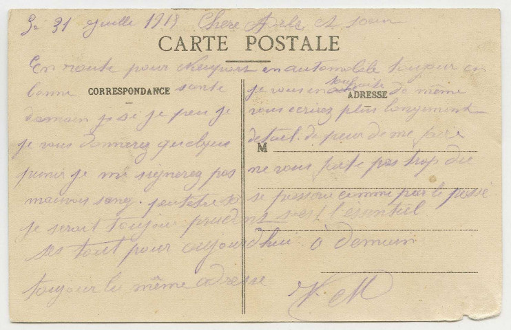 Lettres à sa femme Adèle et à sa sœur Marie.