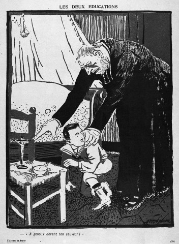 Caricature, extrait de "L'Assiette au Beurre".