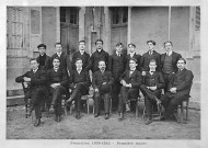 Valence.- Étudiants de 1ère année de la promotion 1909-1912 de l'École Normale d'instituteurs.