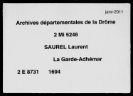 17 février-31 décembre 1694