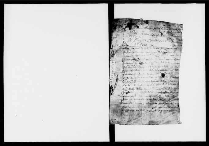 20 octobre 1660-2 juillet 1665