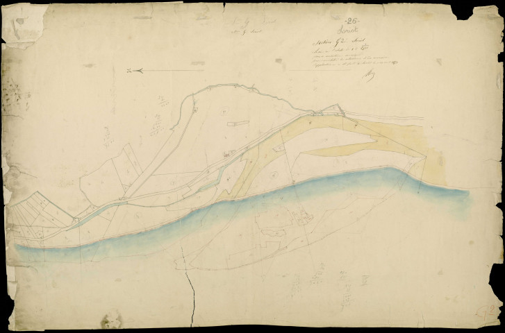 Section G, Îles (les). Parcelles n° 21-31, 34-50, 59-63, 65-74, 84-114.