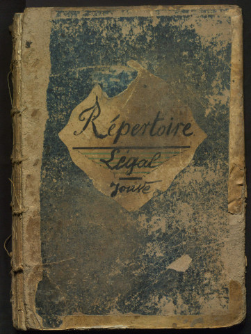 Répertoire chronologique (25 février 1829-20 juin 1842).