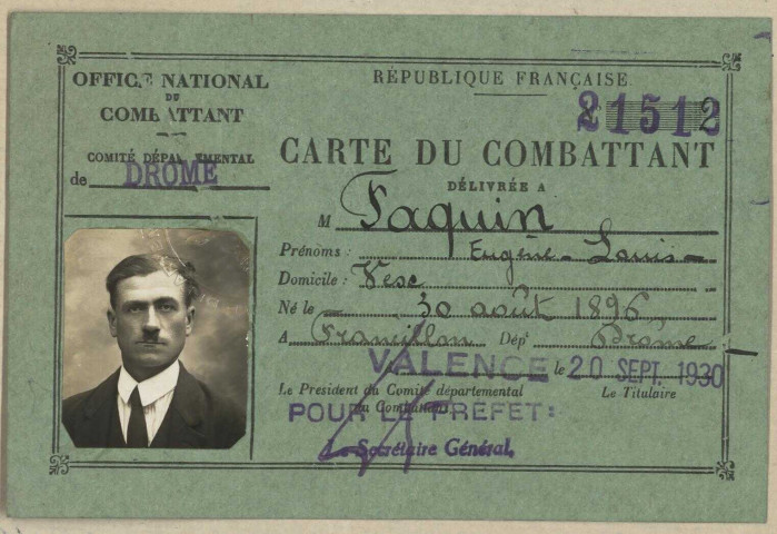 Faquin, Louis Eugène