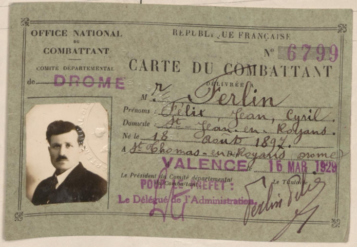 Ferlin, Félix Jean Cyril