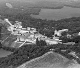 Vue aérienne de l'abbaye d'Aiguebelle.