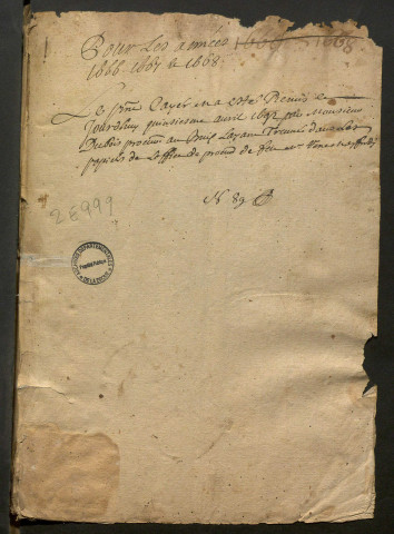 22 janvier 1666-18 mars 1668