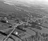 Vue aérienne du village.