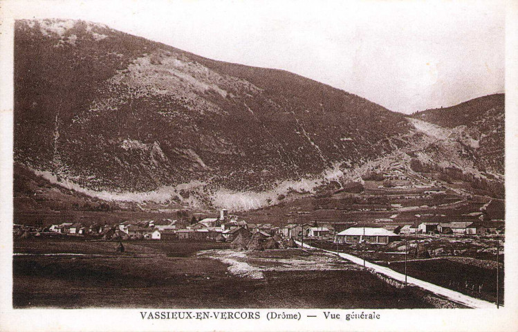 Vue générale du village.