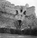 Puygiron. - Façade du château.