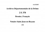 Notes étendues (1588).