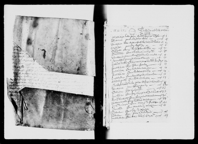 7 janvier 1663-2 novembre 1670