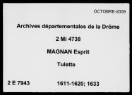 1er janvier 1611-29 mai 1633