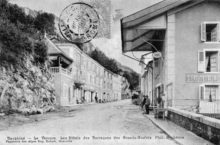 Saint-Martin-en-Vercors.- Les Barraques.