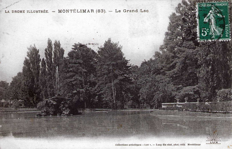 Le plan d'eau du Jardin Public.