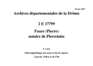 3 janvier 1748-6 avril 1750