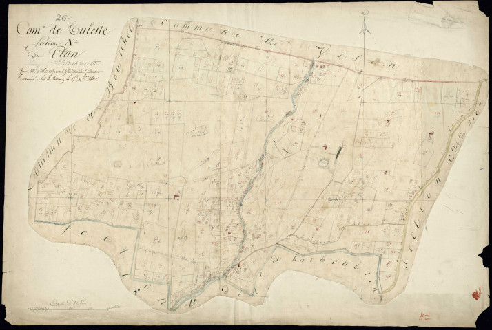 Section A, Plan (le).