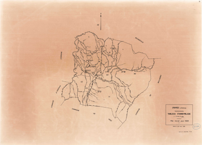 Tableau d'assemblage. 1988.