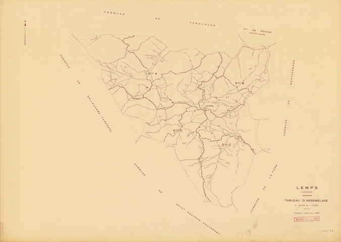 Tableau d'assemblage. 1963.