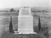 2. Brigade de Saint-Rambert-d'Albon. Nature de la commémoration : stèle. Lieu : Anneyron, lieu-dit « Petites pierres », à 100 mètres au nord du chemin vicinal ordinaire n°15. Nombre de victimes, mortes au combat : 3. Circonstances : résistants recherchés et découverts par l'ennemi, tombés en combattant.