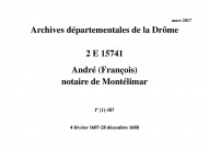 4 février 1687-28 décembre 1688