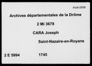 18 janvier-30 décembre 1745