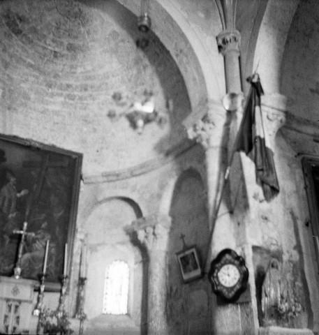 La Baume-de-Transit. - La voûte du chœur de l'église Sainte-Croix.