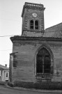 Allex.- La façade nord de l'église Saint-Maurice.