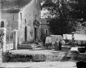 Saint-Martin-en-Vercors.- L'actuelle place des Tilleuls.