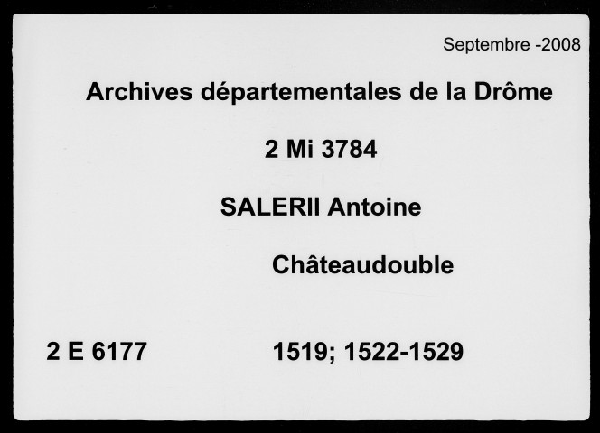 7 mars 1519-23 janvier 1529