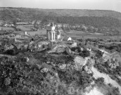 Clansayes. - Vue aérienne de la tour