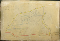 Section G3, les Blaches (parcelles n° 560-571, 598-731, 795, 796). Valentin (lieu-dit, parcelles n° 732-794) (agrandissement sur G4).