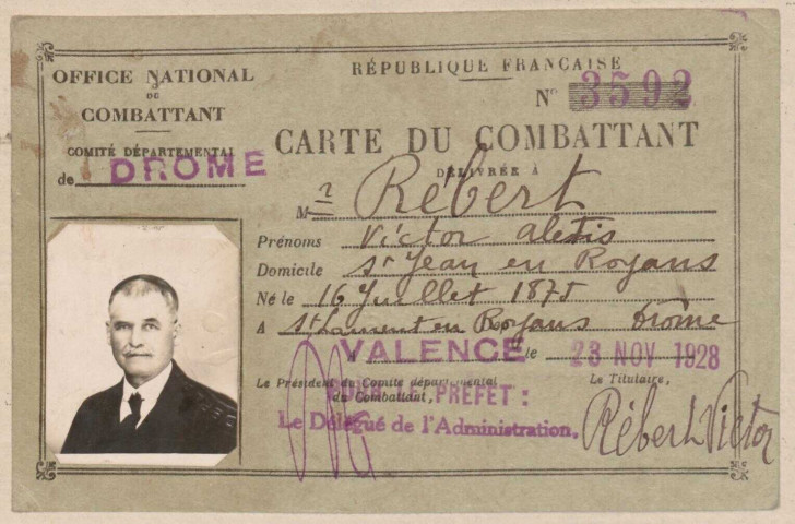 Rébert, Victor Alexis