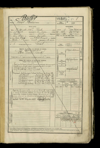 n°1-499 avec table alphabétique.