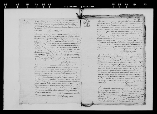 Publications de mariages (an XII-1842).