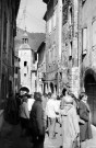 Châtillon-en-Diois.- Journée de l'association Histoire Archives Drômoises, la visite du village.