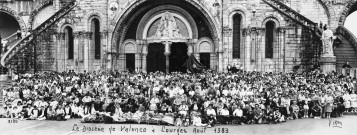 Valence.- Pèlerinage du Diocèse à Lourdes en août 1983.