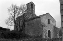 Les Tourrettes.- L'angle nord-ouest de la chapelle Saint-Didier.