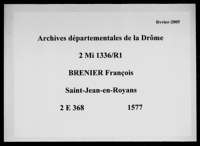 Notes étendues (1577).