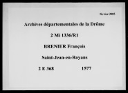 Notes étendues (1577).