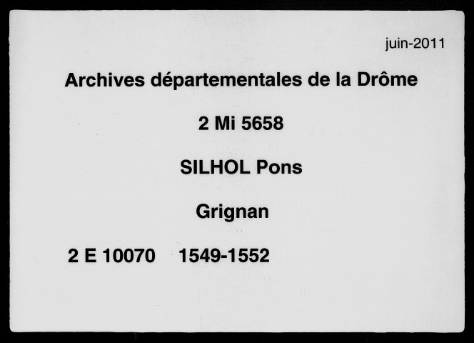 4 mars 1549-14 mars 1552