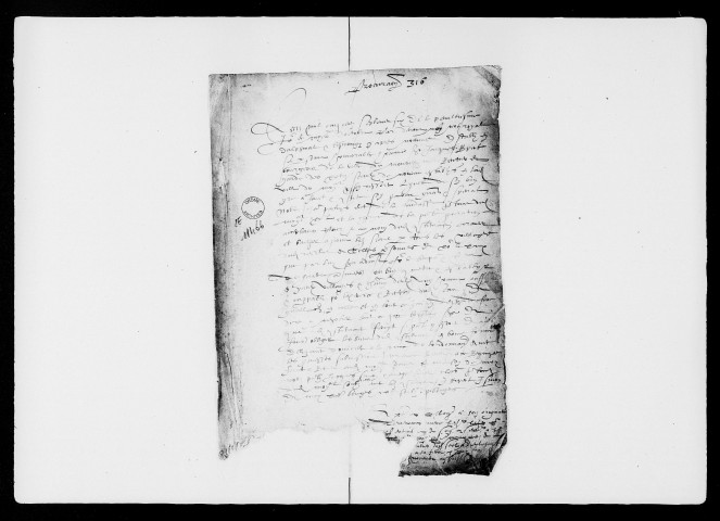 Rapports d'estime et d'arbritage, jugements (18 mai 1573-octobre 1592).