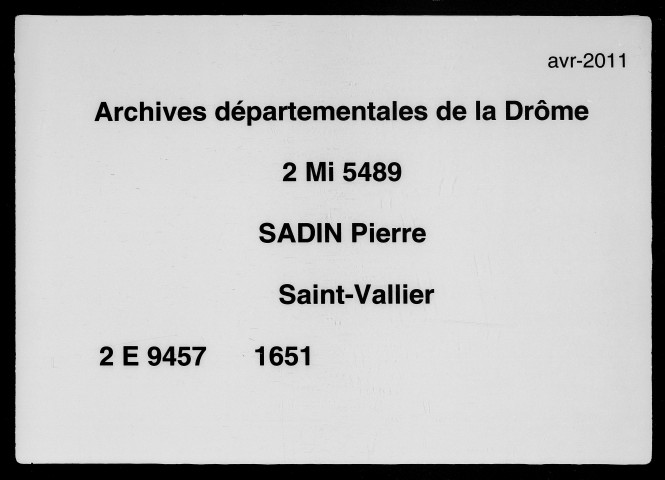 3 janvier-18 novembre 1651