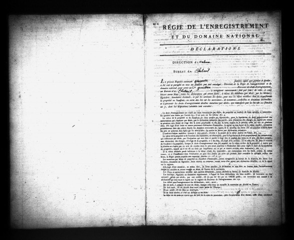 1er germinal an VII - 5 frimaire an VIII