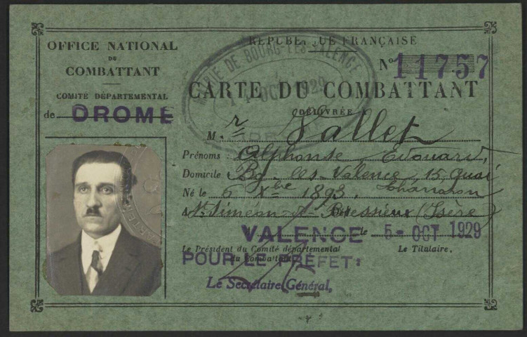 Vallet, Alphonse Édouard